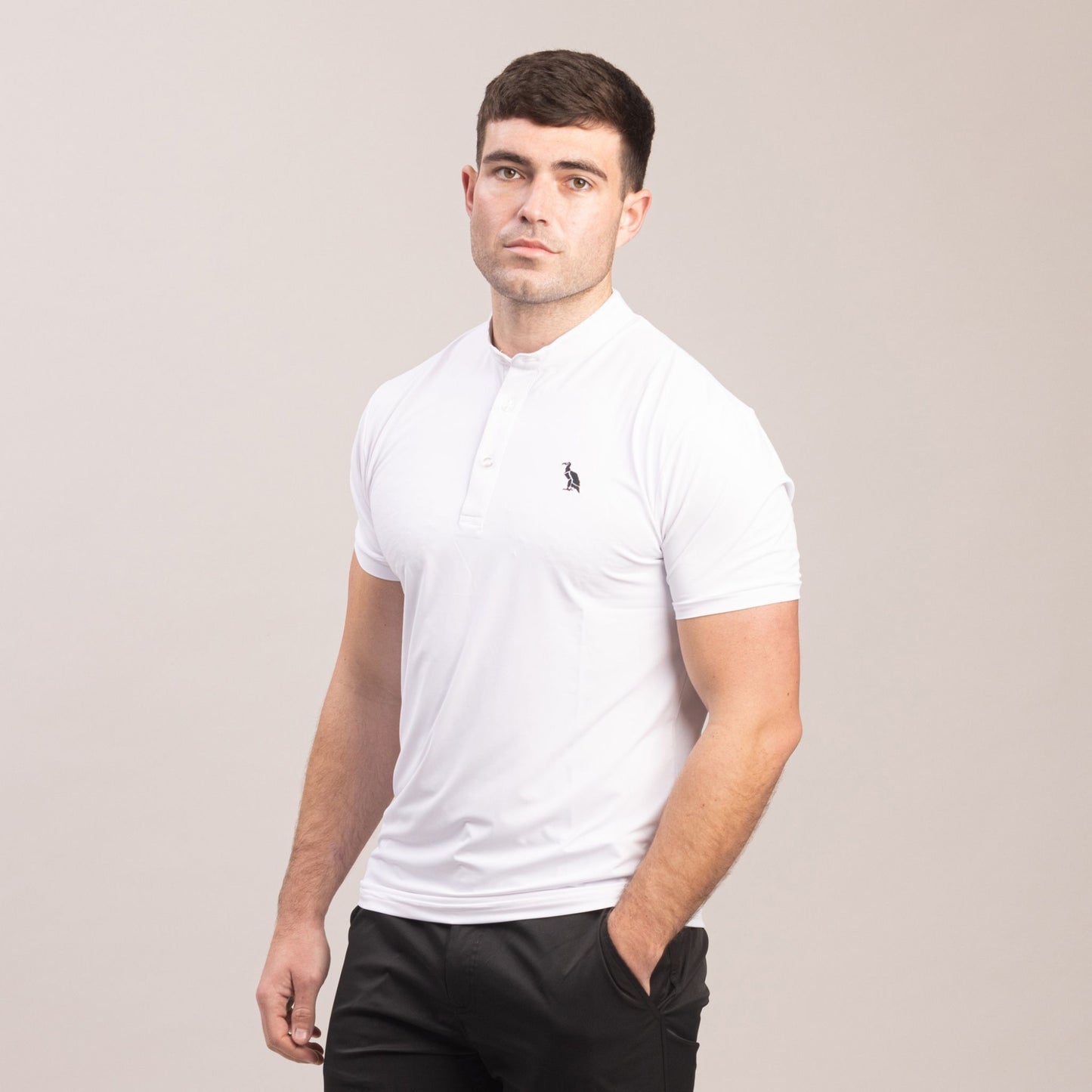 Title Polo Shirt - Ice White