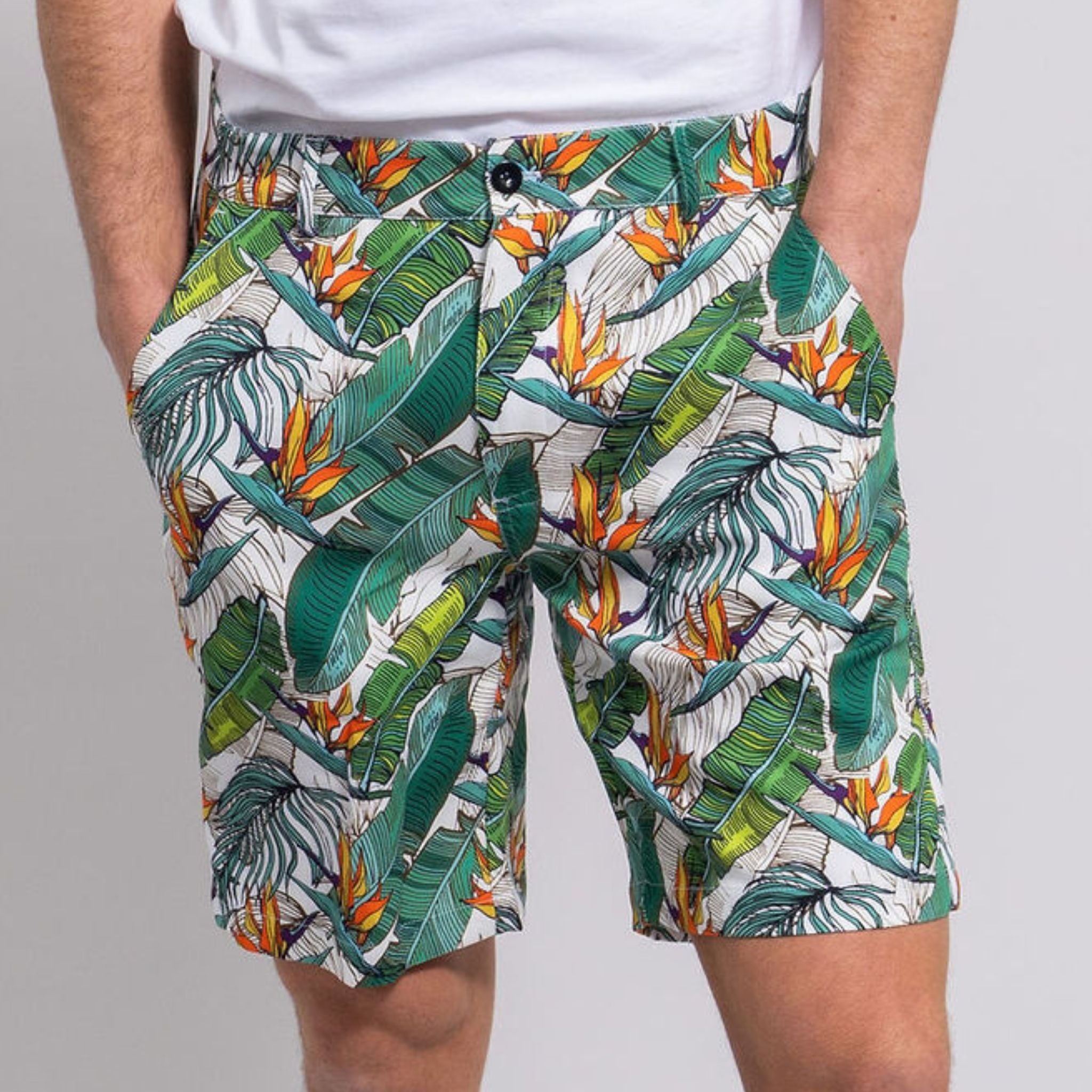 Floral golf clearance shorts