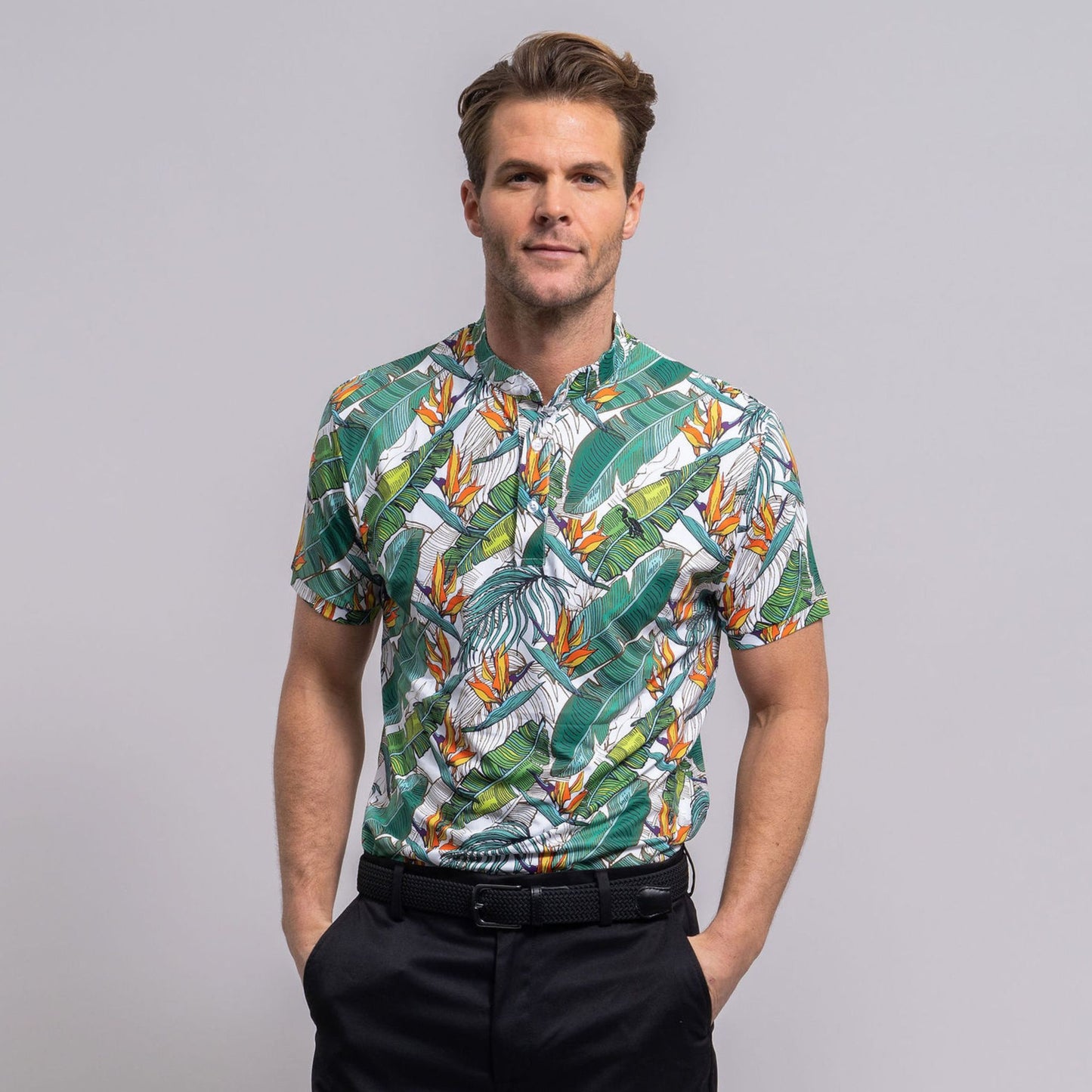 Title Polo Shirt - Tropic