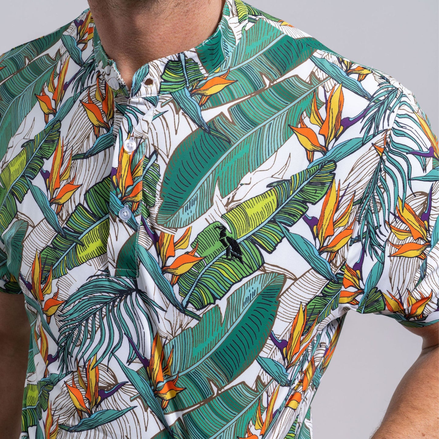 Title Polo Shirt - Tropic